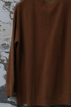 Mutedance 24 Autumn and Winter V-neck cashmere top series MD-MD24FW124-BROWN MD24FW123 MD24FW124